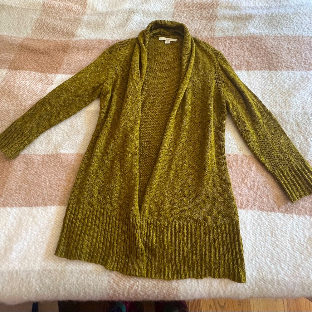 SOLD Fever Autumn Fall Yellow Brown Cardigan